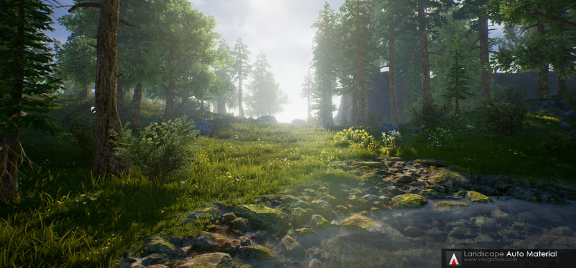 Automatic Landscape Material for UE4