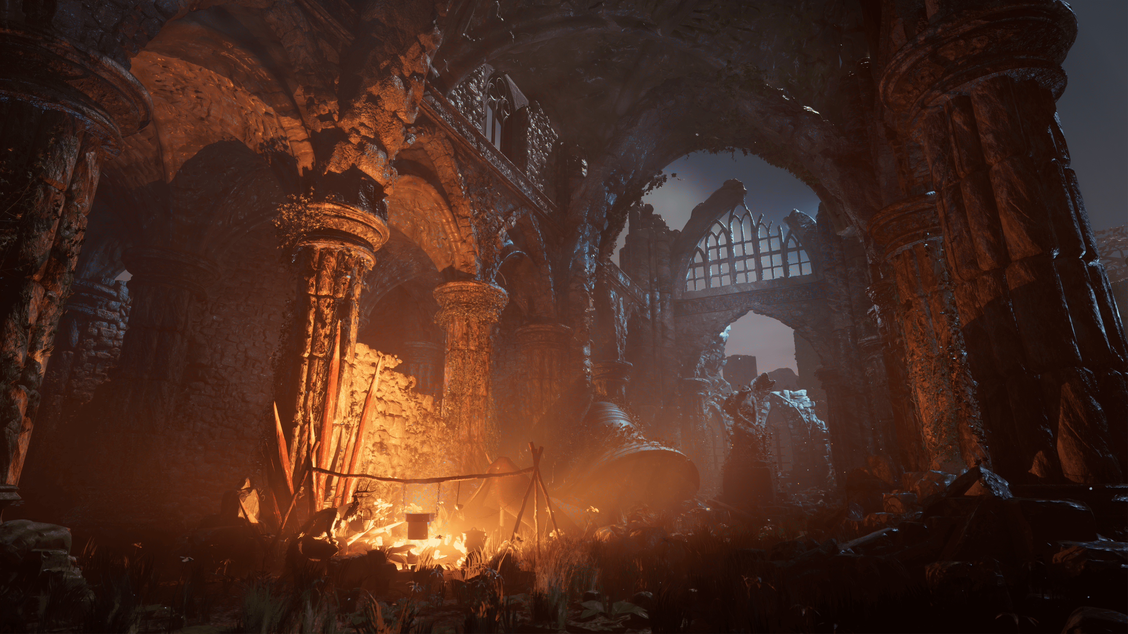 Medieval Fantasy Ruined Church