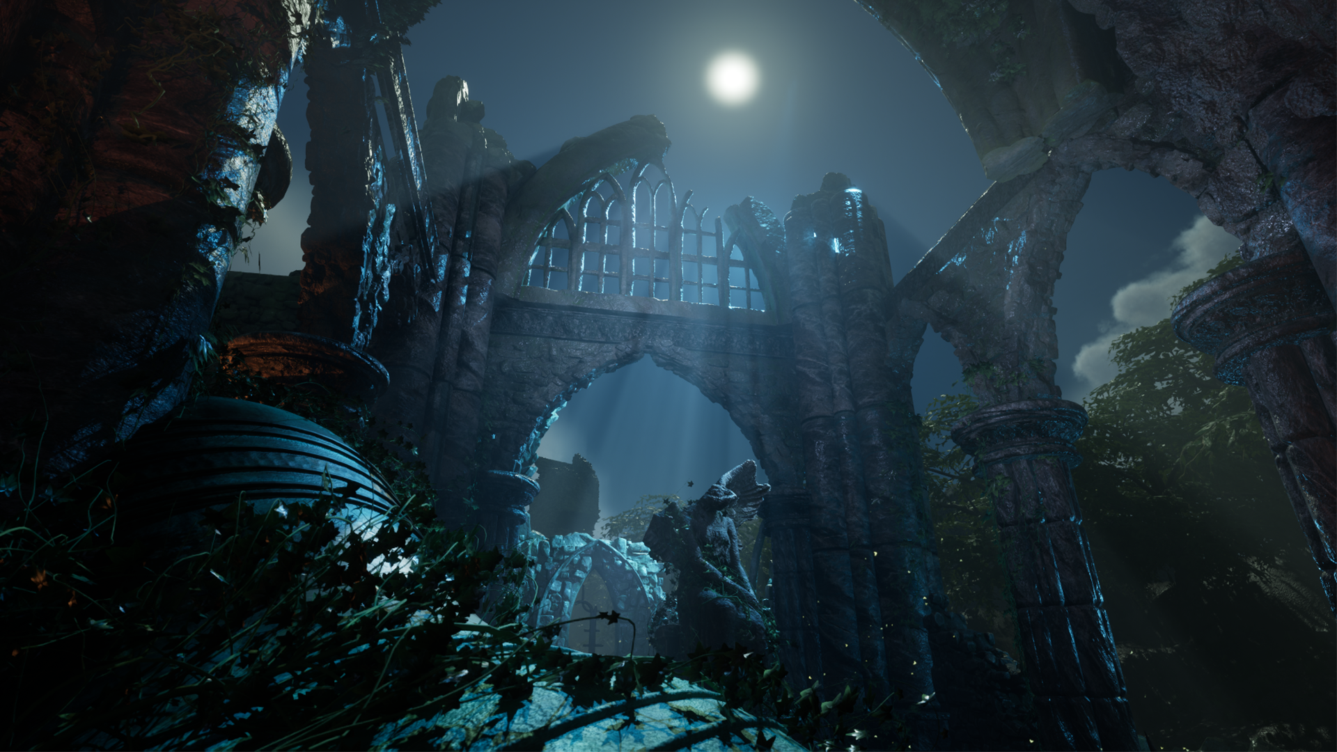 Medieval Fantasy Ruined Church image preview 2