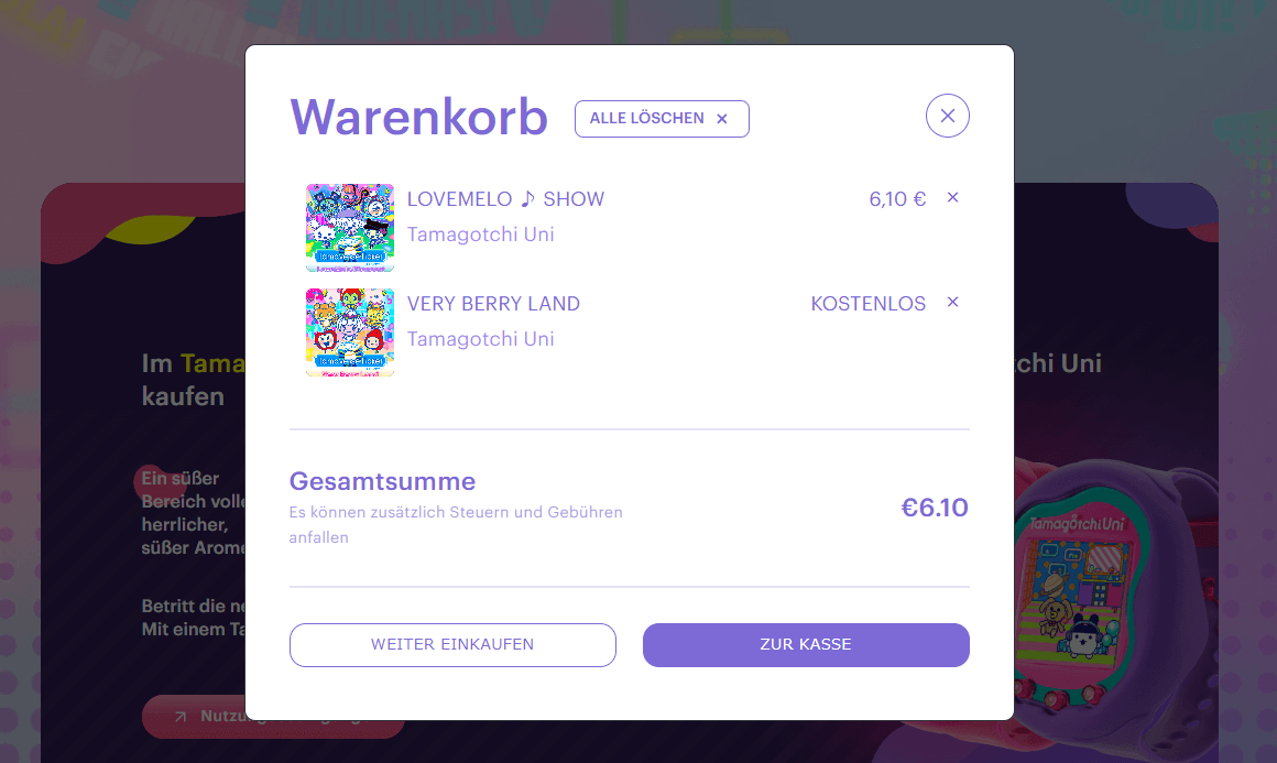 Tamaverse Ticket Shop｜Official Tamagotchi Site｜Official Bandai