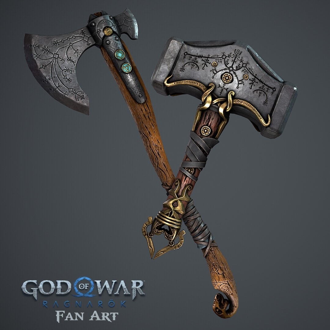 God of War Ragnarok Can the Leviathan axe and Mjolnir clash in game? 