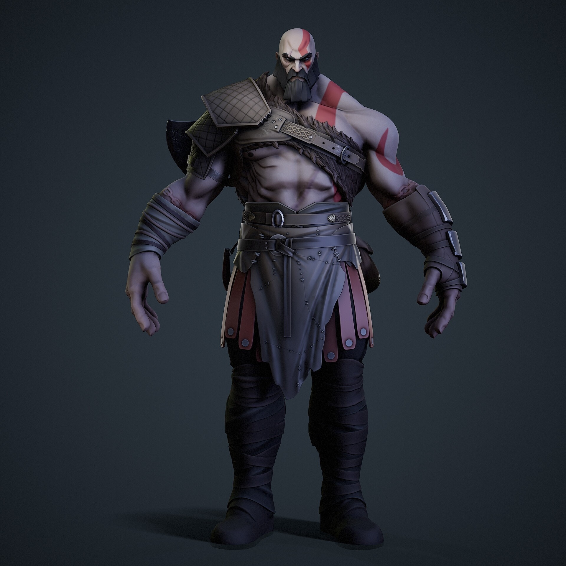 Thor - God of War Ragnarok by JohnHannon, Character Art, 3D