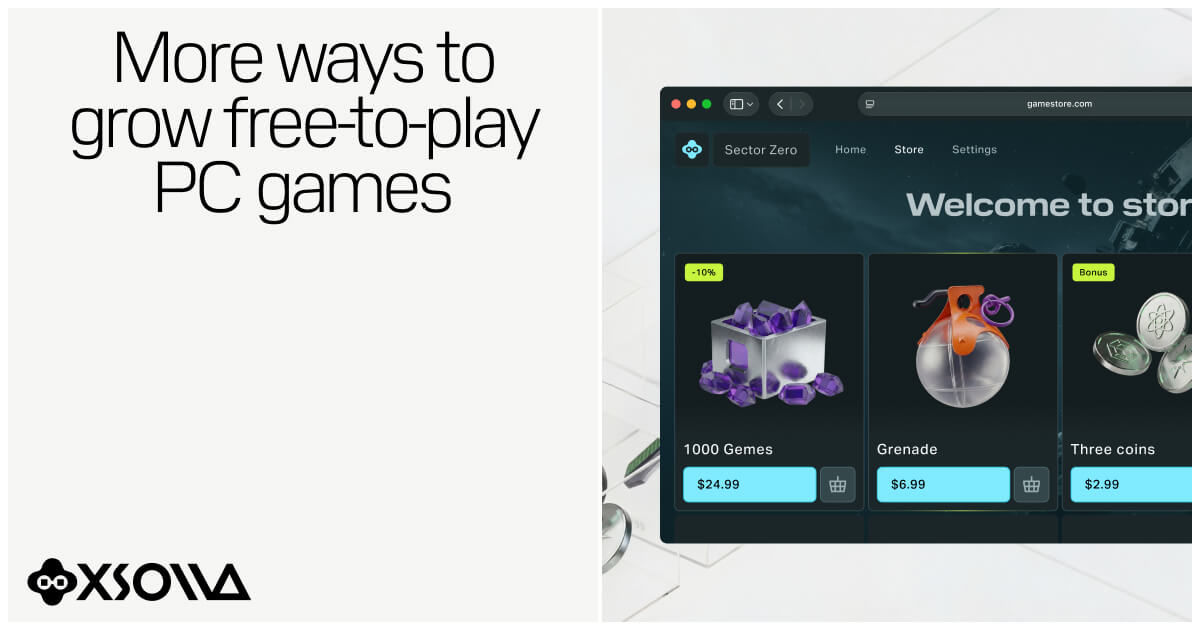 Xsolla for Free-to-Play PC Games