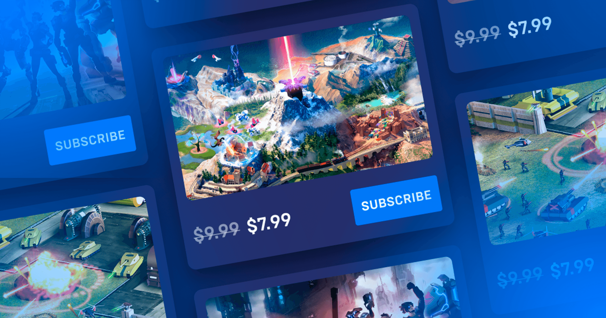 Subscriptions for Games Catalog Platforms