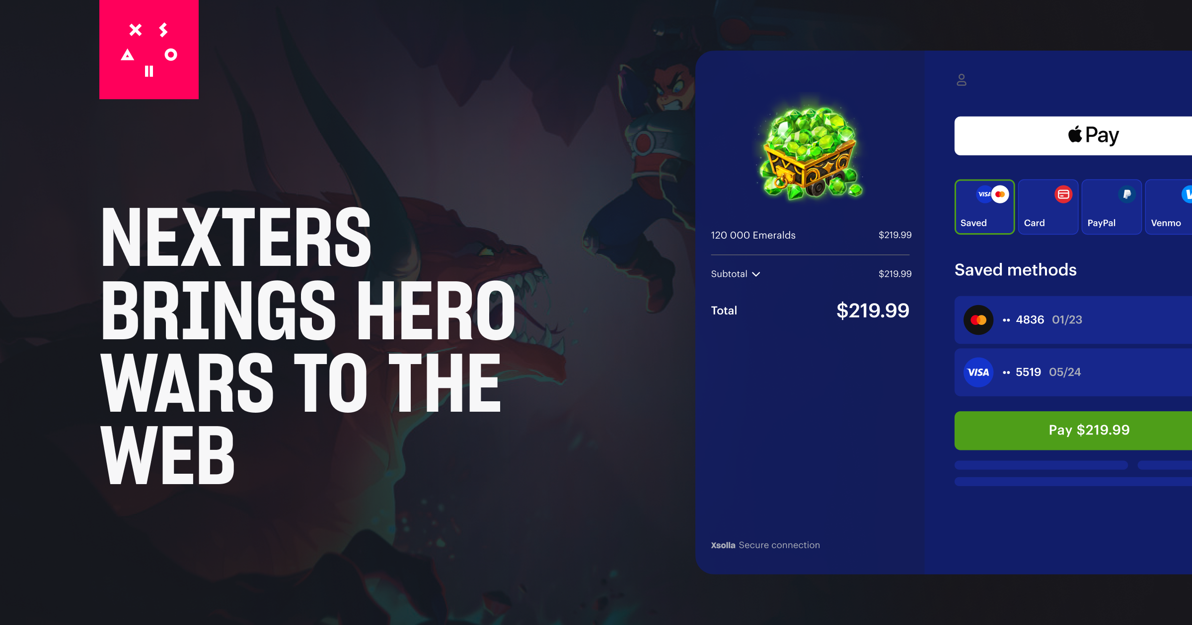 NEXTERS BRINGS HERO WARS TO THE WEB | Xsolla