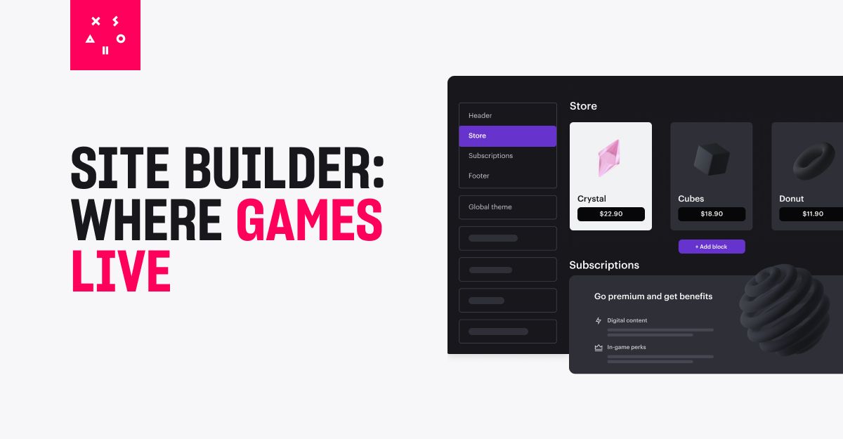 Create A Game Website  Gaming Website Builder