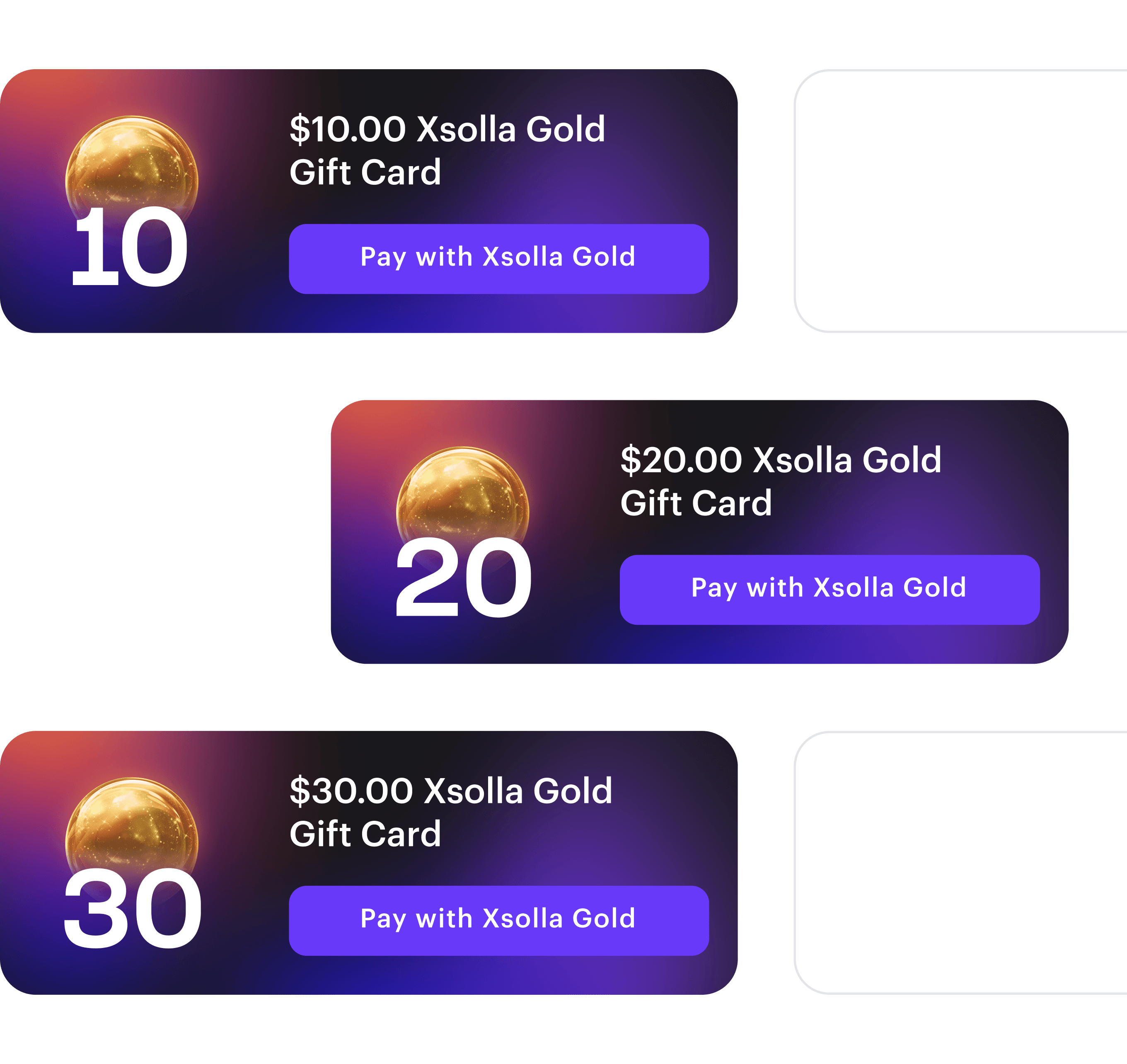Xsolla Gold Gift Card